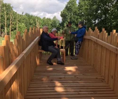 Huifkartochten met landbouwgids
